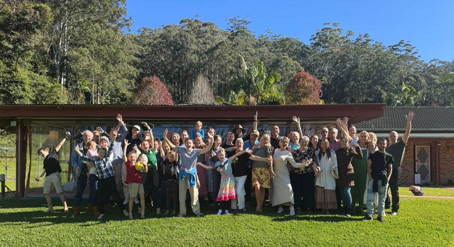 Community gathering at Oasis of Hope
